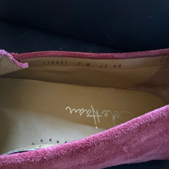 Cole Haan red suede moccasin driving shoes size 7 - Picture 6 of 6